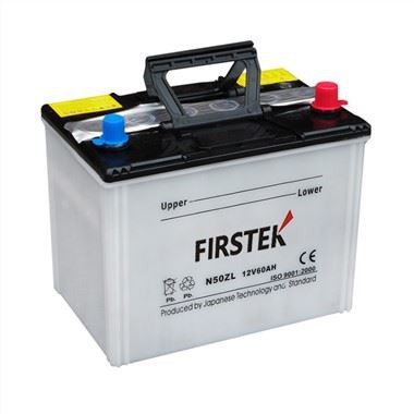 55D23L 12V 60AH JIS Dry Charged Car Battery