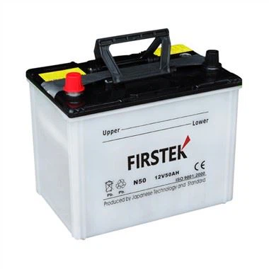 N50 12V 50AH JIS Dry Charged Car Battery